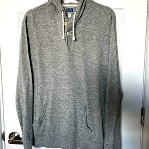 Men’s XL J.Crew Knit Henley Sweatshirt